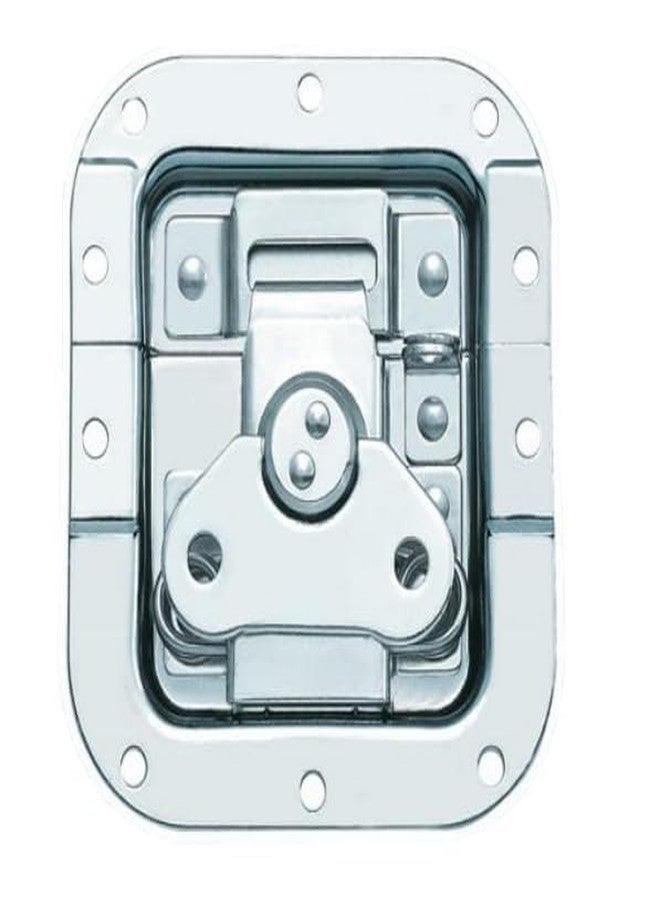 Syncraft Medium Butterfly Latch Lock - Chrome Plated Steel Latch for Flight Cases, Equipment & Toolbox Security 112mm×105 mm (Medium Lock SH-L007) - Image 1